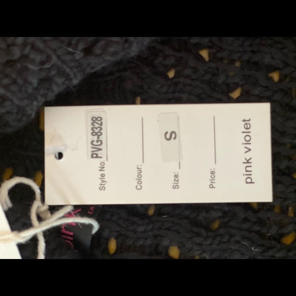 Pink Violet Roses Sweater - Picture 4 of 4